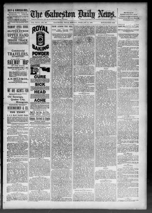 The Galveston Daily News. (Galveston, Tex.), Vol. 47, No. 290, Ed. 1 Monday, February 11, 1889