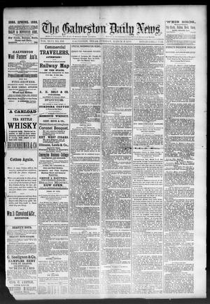 Primary view of object titled 'The Galveston Daily News. (Galveston, Tex.), Vol. 46, No. 315, Ed. 1 Tuesday, March 6, 1888'.