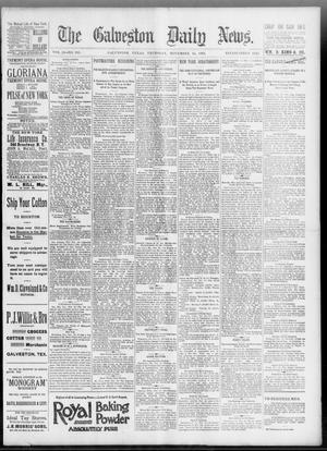 The Galveston Daily News. (Galveston, Tex.), Vol. 51, No. 245, Ed. 1 Thursday, November 24, 1892