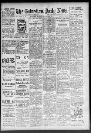 The Galveston Daily News. (Galveston, Tex.), Vol. 48, No. 169, Ed. 1 Saturday, October 12, 1889