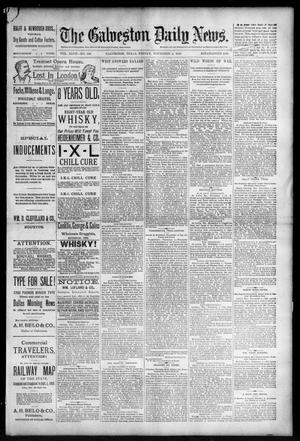 The Galveston Daily News. (Galveston, Tex.), Vol. 47, No. 189, Ed. 1 Friday, November 2, 1888