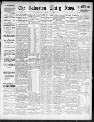 The Galveston Daily News. (Galveston, Tex.), Vol. 50, No. 207, Ed. 1 Saturday, October 17, 1891