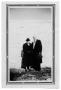 Primary view of [Photograph of Couple Next to Wall]