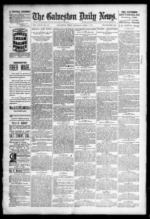 Primary view of object titled 'The Galveston Daily News. (Galveston, Tex.), Vol. 48, No. 341, Ed. 1 Thursday, April 3, 1890'.