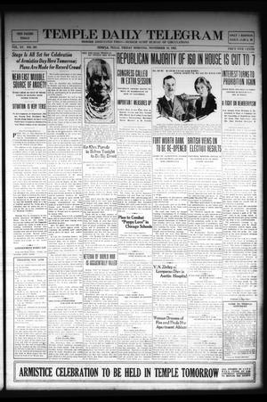 Temple Daily Telegram (Temple, Tex.), Vol. 15, No. 307, Ed. 1 Friday, November 10, 1922