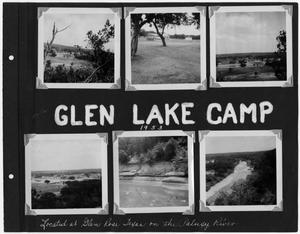 Glen Lake Camp Scrapbook, 1953 - 1954