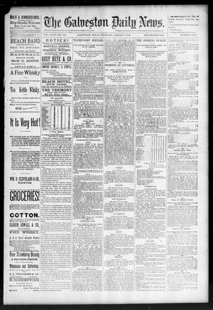 The Galveston Daily News. (Galveston, Tex.), Vol. 47, No. 106, Ed. 1 Thursday, August 9, 1888