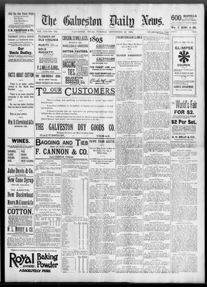 The Galveston Daily News. (Galveston, Tex.), Vol. 53, No. 186, Ed. 1 Tuesday, September 25, 1894