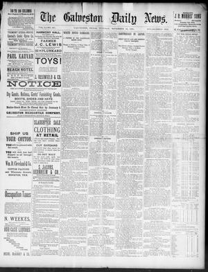 The Galveston Daily News. (Galveston, Tex.), Vol. 50, No. 245, Ed. 1 Tuesday, November 24, 1891