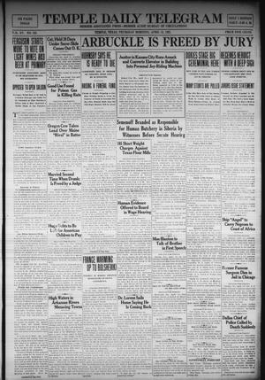 Temple Daily Telegram (Temple, Tex.), Vol. 15, No. 125, Ed. 1 Thursday, April 13, 1922