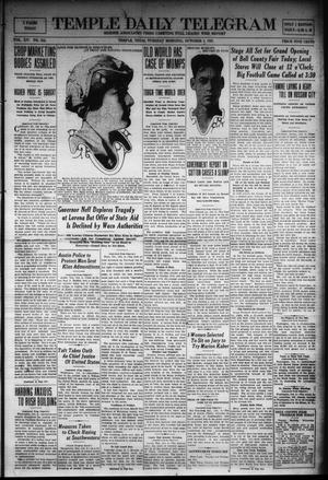 Temple Daily Telegram (Temple, Tex.), Vol. 14, No. 315, Ed. 1 Tuesday, October 4, 1921