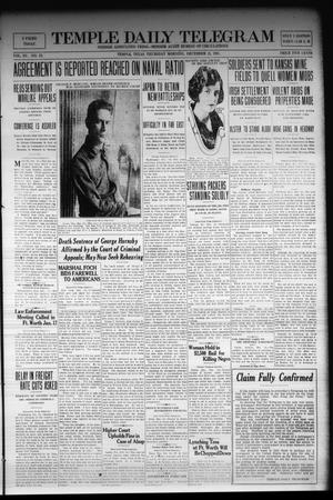 Temple Daily Telegram (Temple, Tex.), Vol. 15, No. 23, Ed. 1 Thursday, December 15, 1921