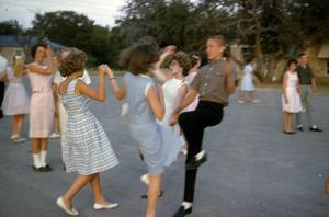 Primary view of object titled 'Teenagers Dancing at Glen Lake Camp'.