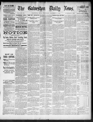 The Galveston Daily News. (Galveston, Tex.), Vol. 50, No. 246, Ed. 1 Wednesday, November 25, 1891