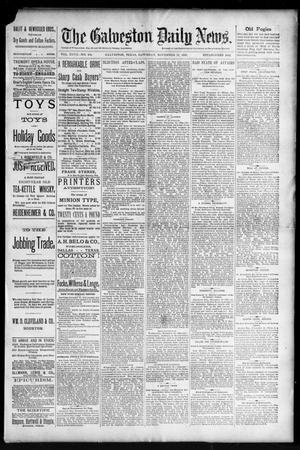 The Galveston Daily News. (Galveston, Tex.), Vol. 47, No. 204, Ed. 1 Saturday, November 17, 1888