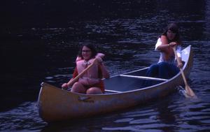 [Two Girls Canoeing]