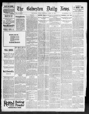The Galveston Daily News. (Galveston, Tex.), Vol. 51, No. 30, Ed. 1 Saturday, April 23, 1892