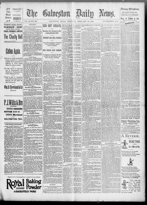 The Galveston Daily News. (Galveston, Tex.), Vol. 51, No. 329, Ed. 1 Thursday, February 16, 1893