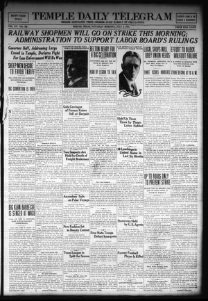 Temple Daily Telegram (Temple, Tex.), Vol. 15, No. 193, Ed. 1 Saturday, July 1, 1922
