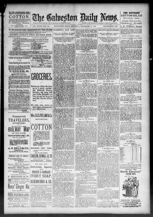The Galveston Daily News. (Galveston, Tex.), Vol. 48, No. 140, Ed. 1 Saturday, September 14, 1889