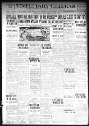 Temple Daily Telegram (Temple, Tex.), Vol. 11, No. 59, Ed. 1 Thursday, January 17, 1918