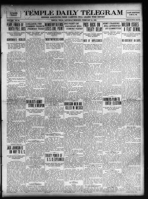 Temple Daily Telegram (Temple, Tex.), Vol. 13, No. 94, Ed. 1 Saturday, February 21, 1920
