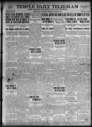 Temple Daily Telegram (Temple, Tex.), Vol. 12, No. 330, Ed. 1 Wednesday, October 15, 1919