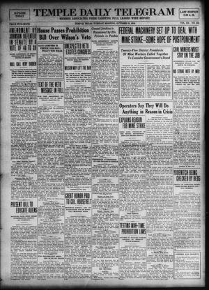 Temple Daily Telegram (Temple, Tex.), Vol. 12, No. 343, Ed. 1 Tuesday, October 28, 1919