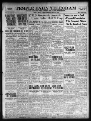 Temple Daily Telegram (Temple, Tex.), Vol. 13, No. 108, Ed. 1 Saturday, March 6, 1920