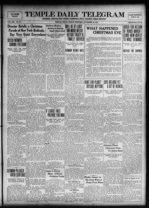 Temple Daily Telegram (Temple, Tex.), Vol. 13, No. 37, Ed. 1 Friday, December 26, 1919