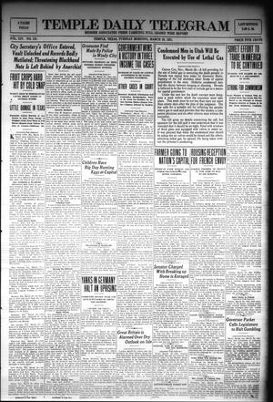 Temple Daily Telegram (Temple, Tex.), Vol. 14, No. 131, Ed. 1 Tuesday, March 29, 1921