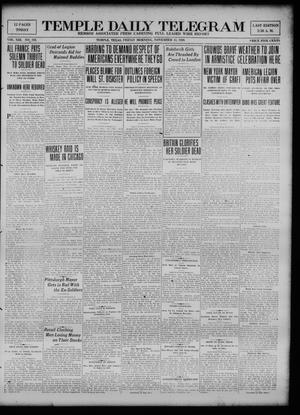 Temple Daily Telegram (Temple, Tex.), Vol. 13, No. 359, Ed. 1 Friday, November 12, 1920