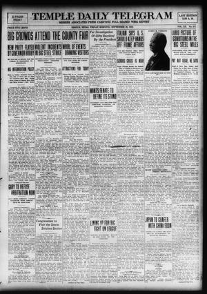 Temple Daily Telegram (Temple, Tex.), Vol. 12, No. 311, Ed. 1 Friday, September 26, 1919