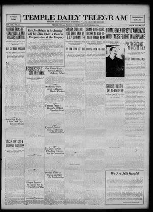 Temple Daily Telegram (Temple, Tex.), Vol. 14, No. 42, Ed. 1 Thursday, December 30, 1920