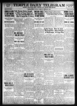 Temple Daily Telegram (Temple, Tex.), Vol. 12, No. 79, Ed. 1 Thursday, February 6, 1919