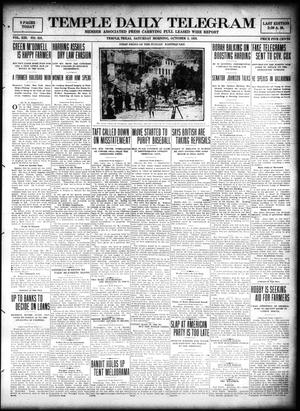 Temple Daily Telegram (Temple, Tex.), Vol. 13, No. 318, Ed. 1 Saturday, October 2, 1920