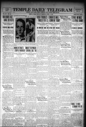 Temple Daily Telegram (Temple, Tex.), Vol. 14, No. 144, Ed. 1 Monday, April 11, 1921