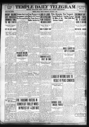 Temple Daily Telegram (Temple, Tex.), Vol. 12, No. 45, Ed. 1 Friday, January 3, 1919
