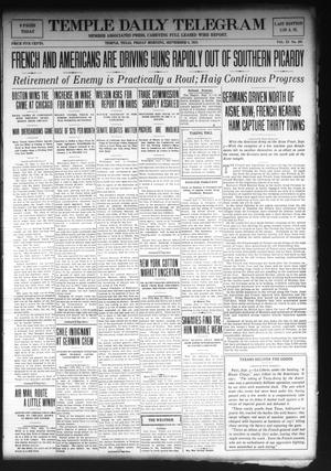 Temple Daily Telegram (Temple, Tex.), Vol. 11, No. 291, Ed. 1 Friday, September 6, 1918