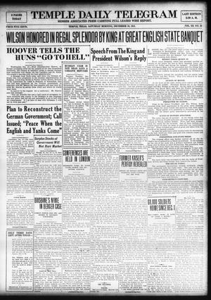 Temple Daily Telegram (Temple, Tex.), Vol. 12, No. 39, Ed. 1 Saturday, December 28, 1918
