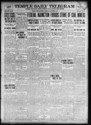 Temple Daily Telegram (Temple, Tex.), Vol. 12, No. 347, Ed. 1 Saturday, November 1, 1919