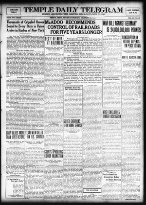 Temple Daily Telegram (Temple, Tex.), Vol. 12, No. 24, Ed. 1 Thursday, December 12, 1918