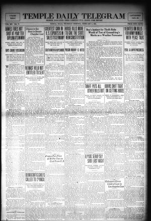 Temple Daily Telegram (Temple, Tex.), Vol. 14, No. 77, Ed. 1 Thursday, February 3, 1921