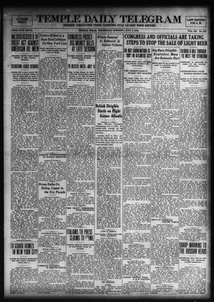 Temple Daily Telegram (Temple, Tex.), Vol. 12, No. 225, Ed. 1 Wednesday, July 2, 1919