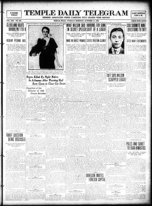 Temple Daily Telegram (Temple, Tex.), Vol. 13, No. 328, Ed. 1 Tuesday, October 12, 1920