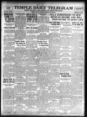 Temple Daily Telegram (Temple, Tex.), Vol. 13, No. 253, Ed. 1 Thursday, July 29, 1920
