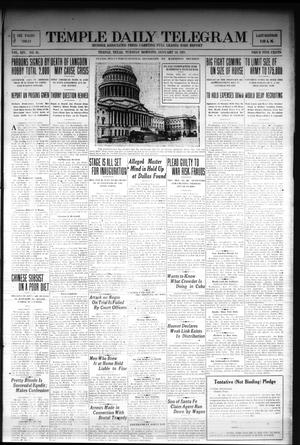 Temple Daily Telegram (Temple, Tex.), Vol. 14, No. 61, Ed. 1 Tuesday, January 18, 1921