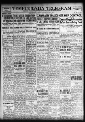 Temple Daily Telegram (Temple, Tex.), Vol. 12, No. 109, Ed. 1 Saturday, March 8, 1919