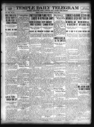 Temple Daily Telegram (Temple, Tex.), Vol. 13, No. 200, Ed. 1 Sunday, June 6, 1920