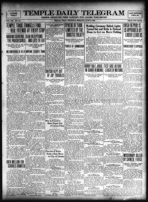 Temple Daily Telegram (Temple, Tex.), Vol. 13, No. 211, Ed. 1 Thursday, June 17, 1920